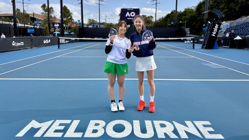 2026澳網聽障錦標賽家文蟬聯女雙冠軍